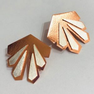 Aretes Espeletia Oro rosado